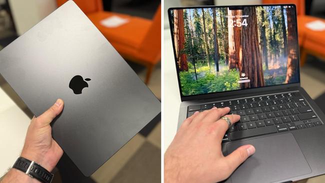 News.com.au checkout has reviewed the latest MacBook Pro, which is optimised with Apple Intelligence. Picture: Troy Nankervis