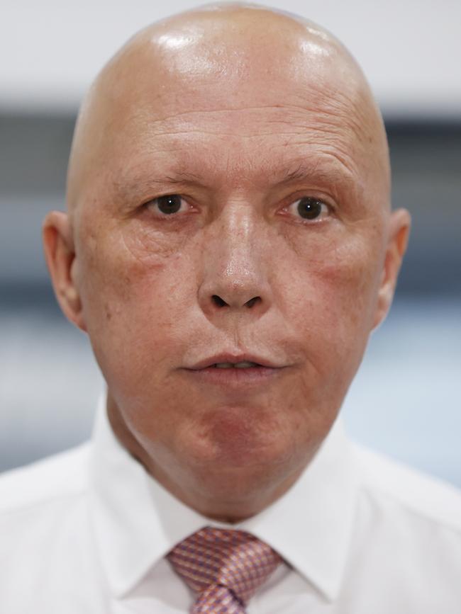 Peter Dutton has previously been critical of the super plan. Picture: Lachie Millard