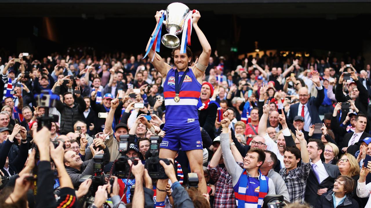 Bont lifts the famous 2016 cup. Picture: Getty Images