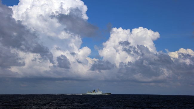 The US has been carrying out regular military exercises in the Indo Pacific region, prompting push back from China as ships near disputed Chinese-claimed territories. Picture: Getty Images