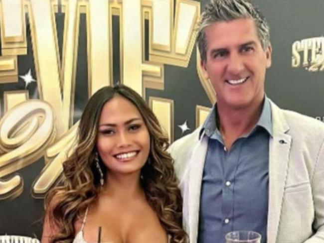 Former Essendon star Ricky Olarenshaw and his ex-wife Sarnanitha have been engulfed by a sex crime scandal in Bali. Source: Facebook