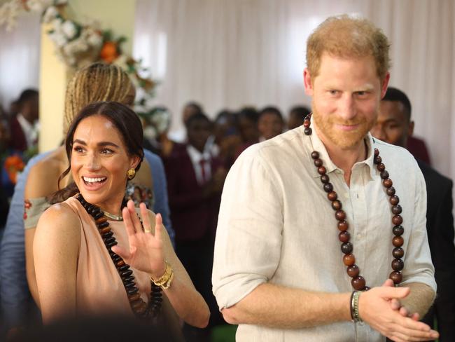 Meghan Markle and Prince Harry are insisting on being addressed formally. Picture: AFP