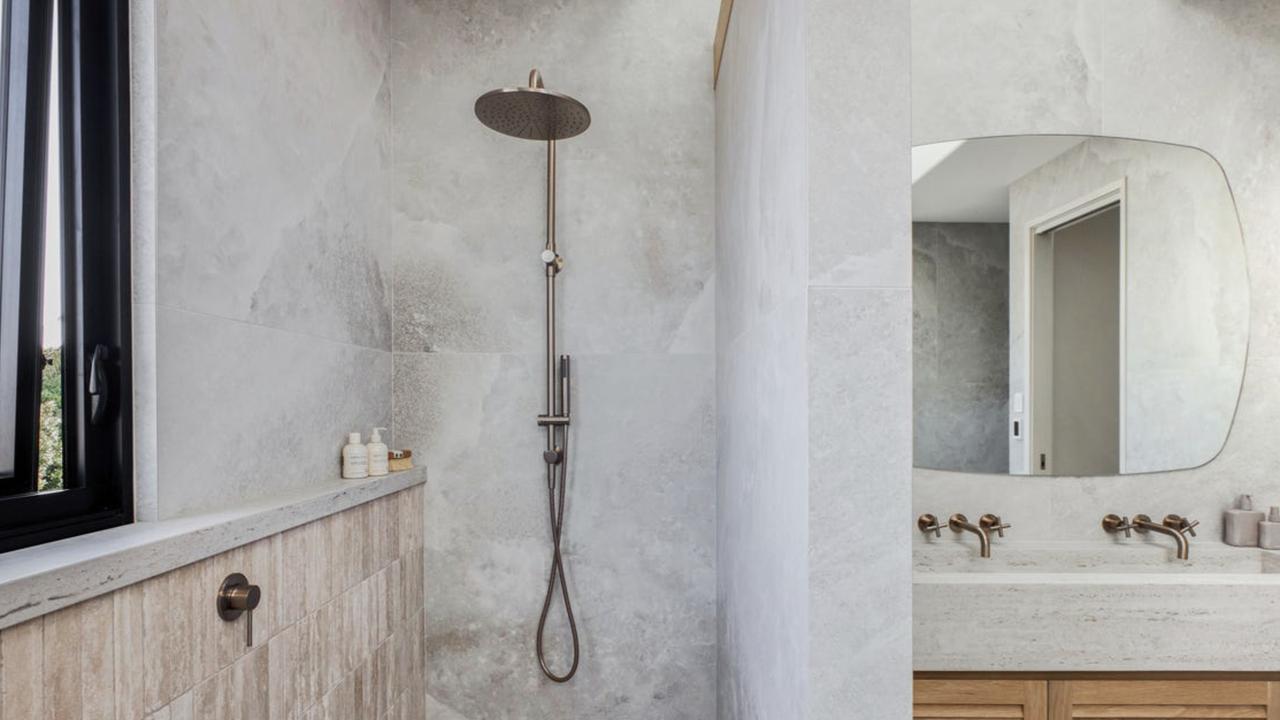 The bathroom inside the Long Getty property