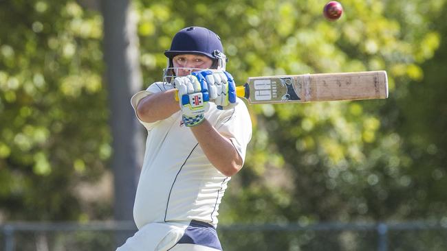 Warren Parker in action for Haig Fawkner. Picture: Rob Leeson