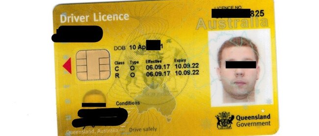 A Queensland man’s driver's licence was advertised for sale on the Dark Web this week.