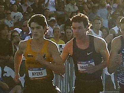 MELBOURNE, AUSTRALIA - FEBRUARY 23: A general view during the Men 1 Mile Run John Landy during the Maurie Plant Meet at Lakeside Stadium on February 23, 2023 in Melbourne, Australia. (Photo by Daniel Pockett/Getty Images)