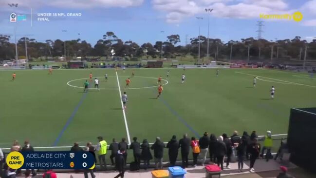 Replay: Football SA NPL and State League Reserves/U18 grand finals - Adelaide City v MetroStars (NPL U18)