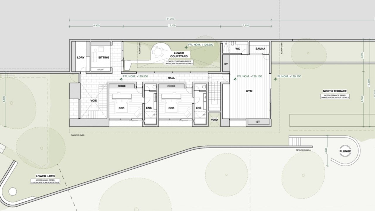 Only one part of the home would be multi-storey, according to the documents submitted to the council. Picture: Supplied