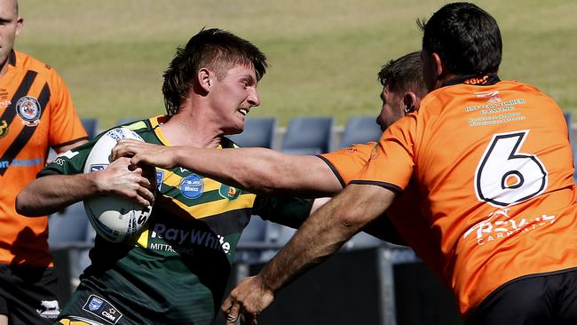 Mittagong fullback David Eccleston. Picture: John Appleyard