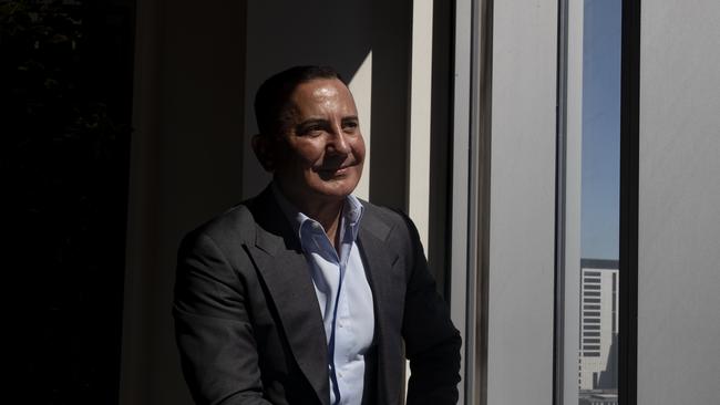 Bank of Queensland CEO George Frazis. The lender’s full-year result beat expectations as its home lending grew above system. Picture: Nikki Short