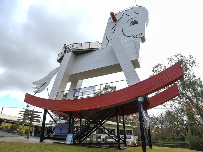 SATURDAY JUNE 1, 2024 The Big Rocking Horse at Gumeracha. Picture: RoyVPhotography