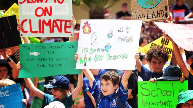 The environment is a key concern for Australian children and teenagers. Picture: Justin Kennedy