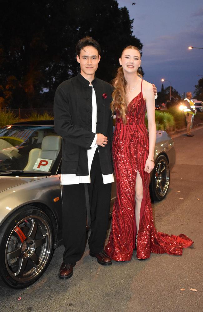 Students at the 2024 Nambour Christian College formal.