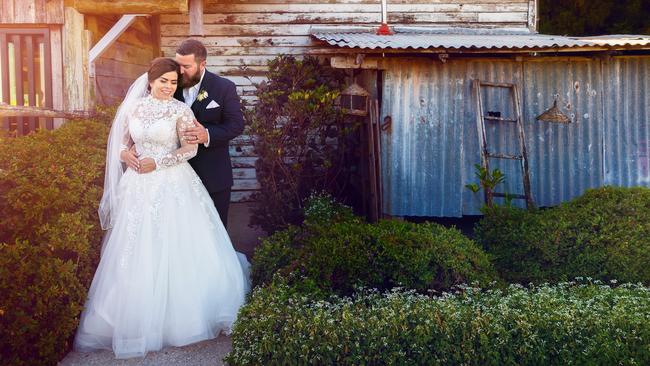 Rustic romance: Brooke Urquhart and Aaron Wedel, Sunshine Coast Wedding Photographer Ben Connolly