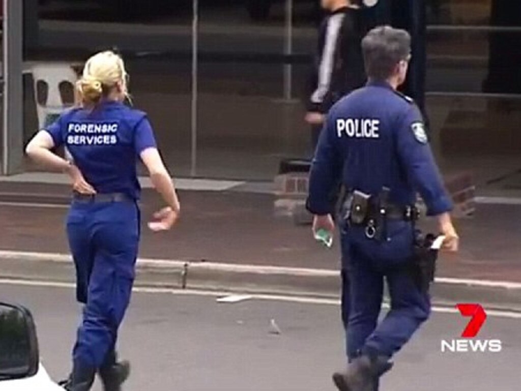 Police boarded the cruise ship upon its return to Sydney. Picture: 7 News