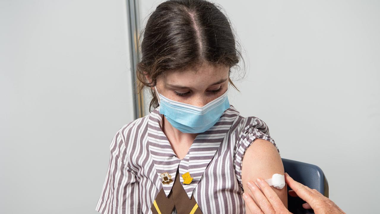 Vaccinating children as young as five could help reduce the need for lockdowns. Picture: Brad Fleet