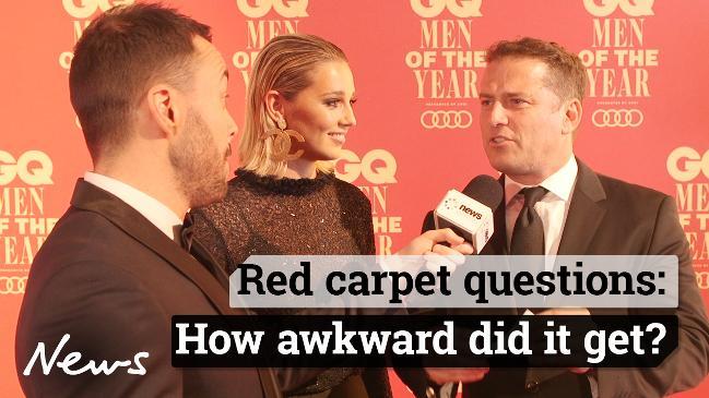 GQ Red carpet questions. How awkward did it get?