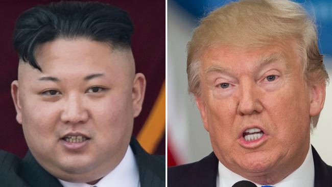 Kim Jong-un and US President Donald Trump didn’t hold back in their war of words with each other last year. Picture: Saul Loeb/Ed Jones/AFP