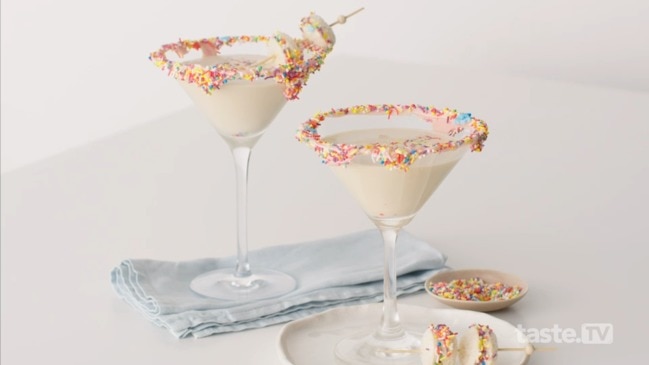 Fairy bread martini