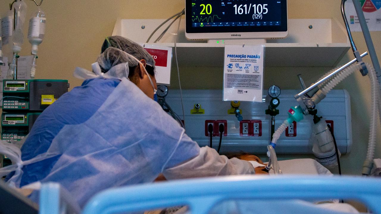 ‘We have otherwise healthy patients that are between 30 and 50 years old and that is the profile for the majority of patients,’ one ICU doctor said. Picture: Buda Mendes/Getty Images