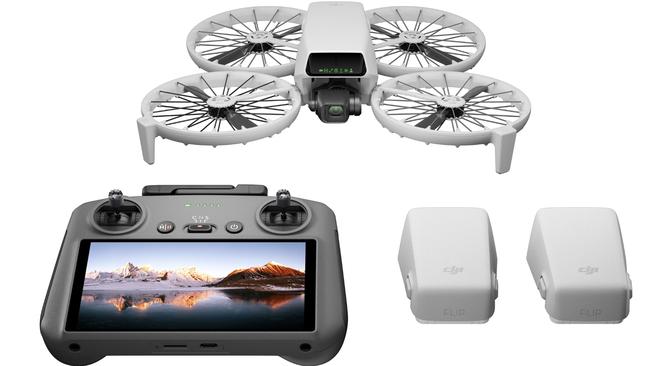 DJI Flip Fly More Combo sells for about $1100 with the great remote control and extra batteries. The drone by itself sells for $699.