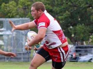 RAMPAGE: Austin Cooper bagged a four-try haul against Nambucca. Picture: Facebook