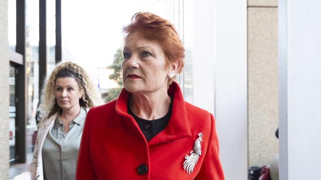 Senator Pauline Hanson is being sued by former Senator Brian Burston. Picture: Monique Harmer