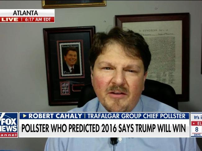 Robert Cahaly, chief pollster of the Trafalgar Group, on Fox News.