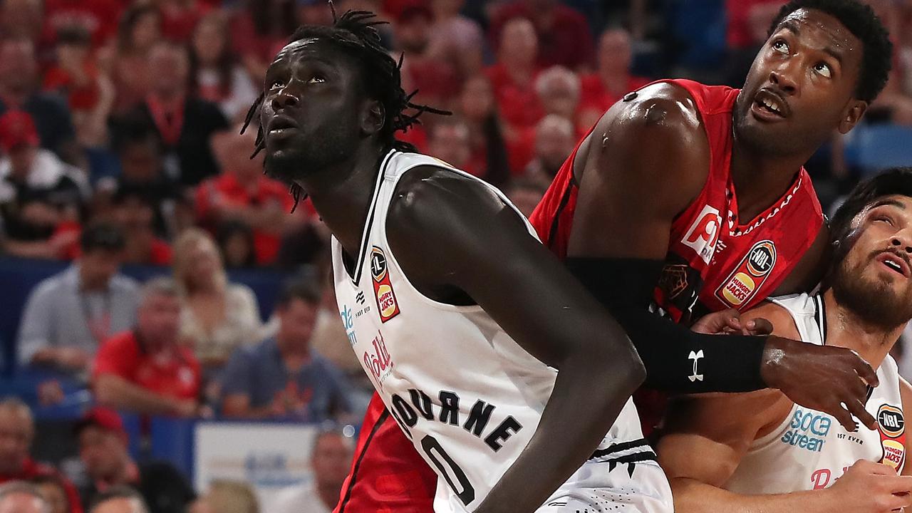 Jo Lual-Acuil relishes doing the hard work for Melbourne United. Picture: Getty Images