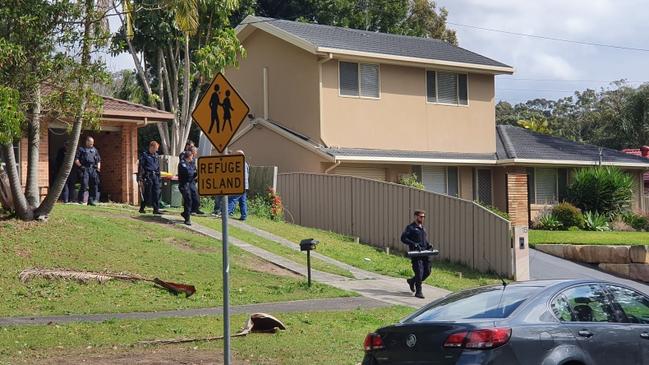 A search warrant has been executed a house in Narara. Picture: Fiona Killman