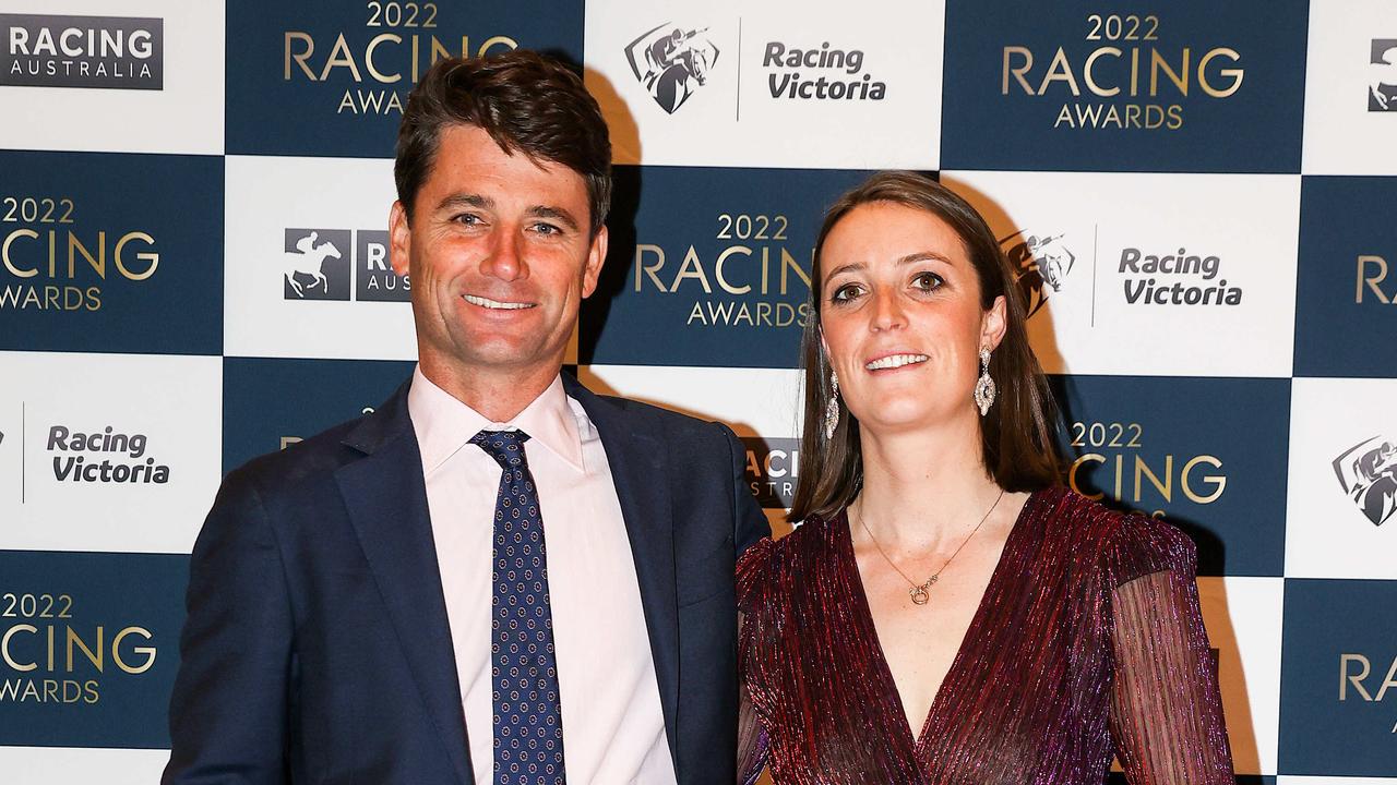 Rob Archibald and Annabel Neasham at the 2022 Racing Awards. Picture: Ian Currie