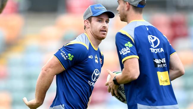 Michael Morgan at Cowboys training. Picture: Alix Sweeney