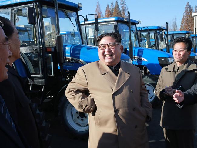 It remained unknown what punishment Kim dished out to his loyal aide. Picture: KCNA/AFP