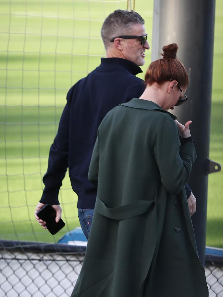 MELBOURNE. 23/05/2023. AFL. Richmond coach Damien Hardwick arrives a Punt Rd today. . Pic: Michael Klein