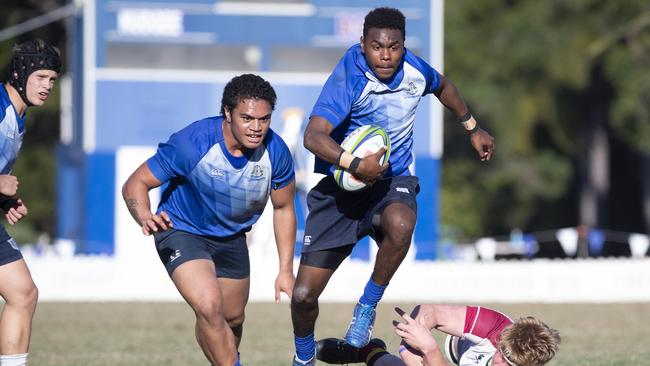 Nudgee winger Hubert Elu. Saturday, August 1, 2020 - Picture: Renae Droop