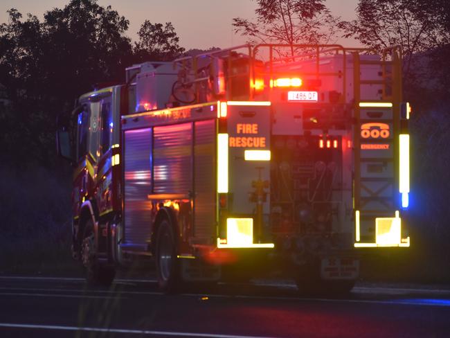 Fireys battle fierce shed fire near Chinchilla