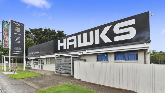 Sandgate Hawks AFL club. Picture: Raine &amp; Horne Commercial.