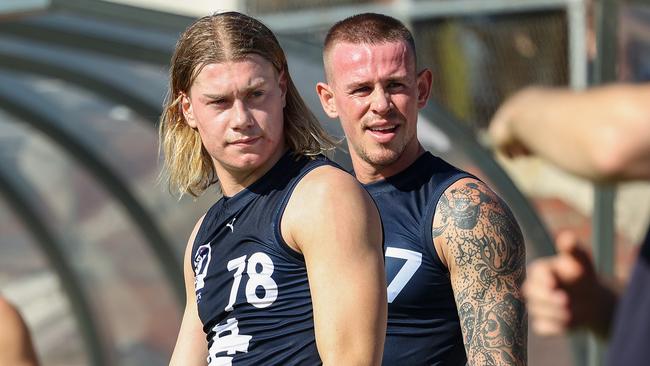 The likely No.1 AFL draft pick finished with 13 disposals. Picture: Ian Currie