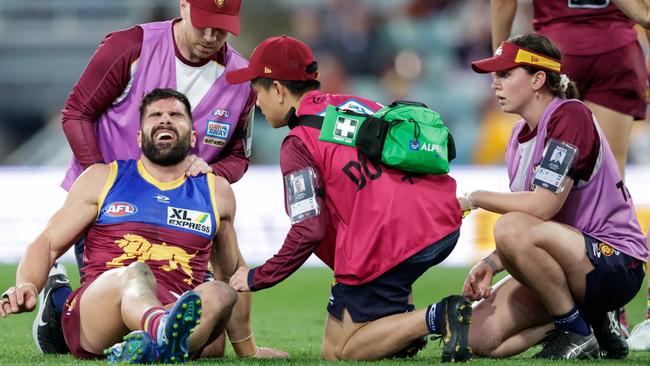 Marcus Adams’ forced retirement opened the door for Jack Payne. Picture: Russell Freeman/AFL Photos via Getty Images