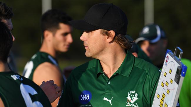 Wantirna South coach Jess Sinclair. Picture: James Ross/AAP