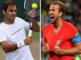 Roger federer and harry kane