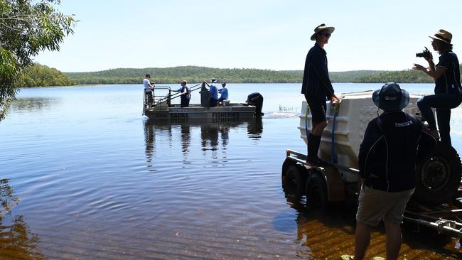 Manton Dam has been shut to the public after a 2 metre crocodile was sighted in the area. Picture Katrina Bridgeford.