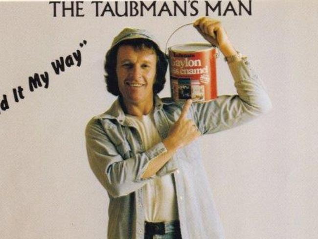 Central Coast entertainer Carter Edwards in the famous Taubman's paint ad from 1978. He is the Dobell candidate for One Nation in the 2016 election.