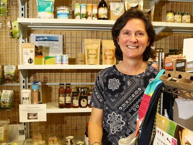 Business owners in the Mudgeeraba Electorate. Gaye Jones from the Village Health Store. Picture Glenn Hampson