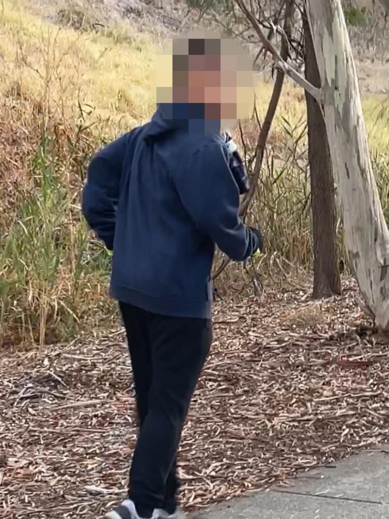 The man’s alleged threatening behaviour was reported along the popular running trail at Linear Path, at Highbury. Picture: Supplied