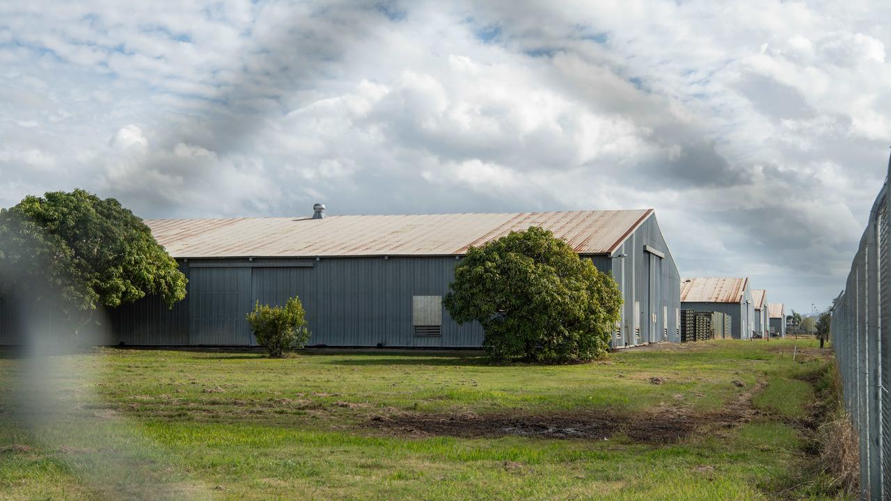 Pictures of old sheds at the Damascus Barracks, Pinkenba.