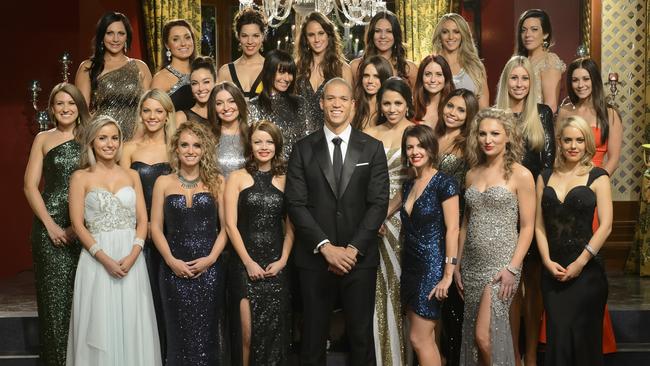 Bachelor Blake Garvey's group of bachelorettes. Picture: Supplied/Channel 10