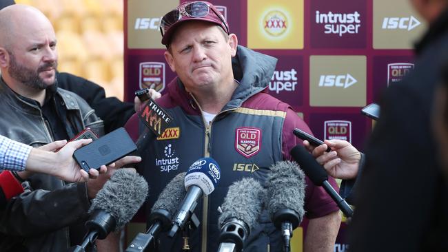 Queensland Coach Kevin Walters is under pressure to avoid a whitewash against NSW. Picture: Peter Wallis