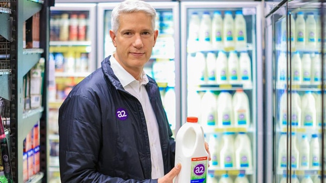 A2 Milk Company chief executive David Bortolussi.