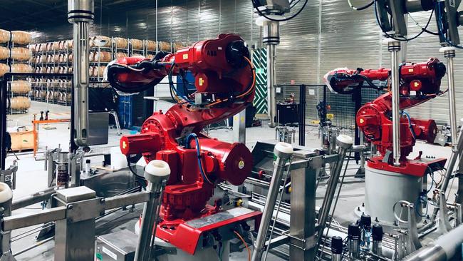 Robots are rising at Treasury Wine Estates. Picture: Supplied